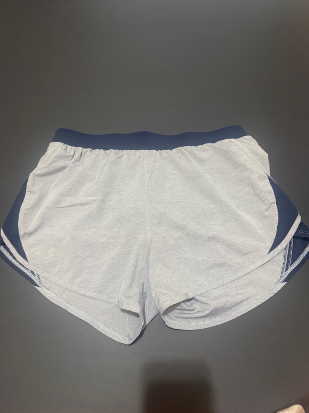 Women’s Lightweight White and Navy Running Shorts